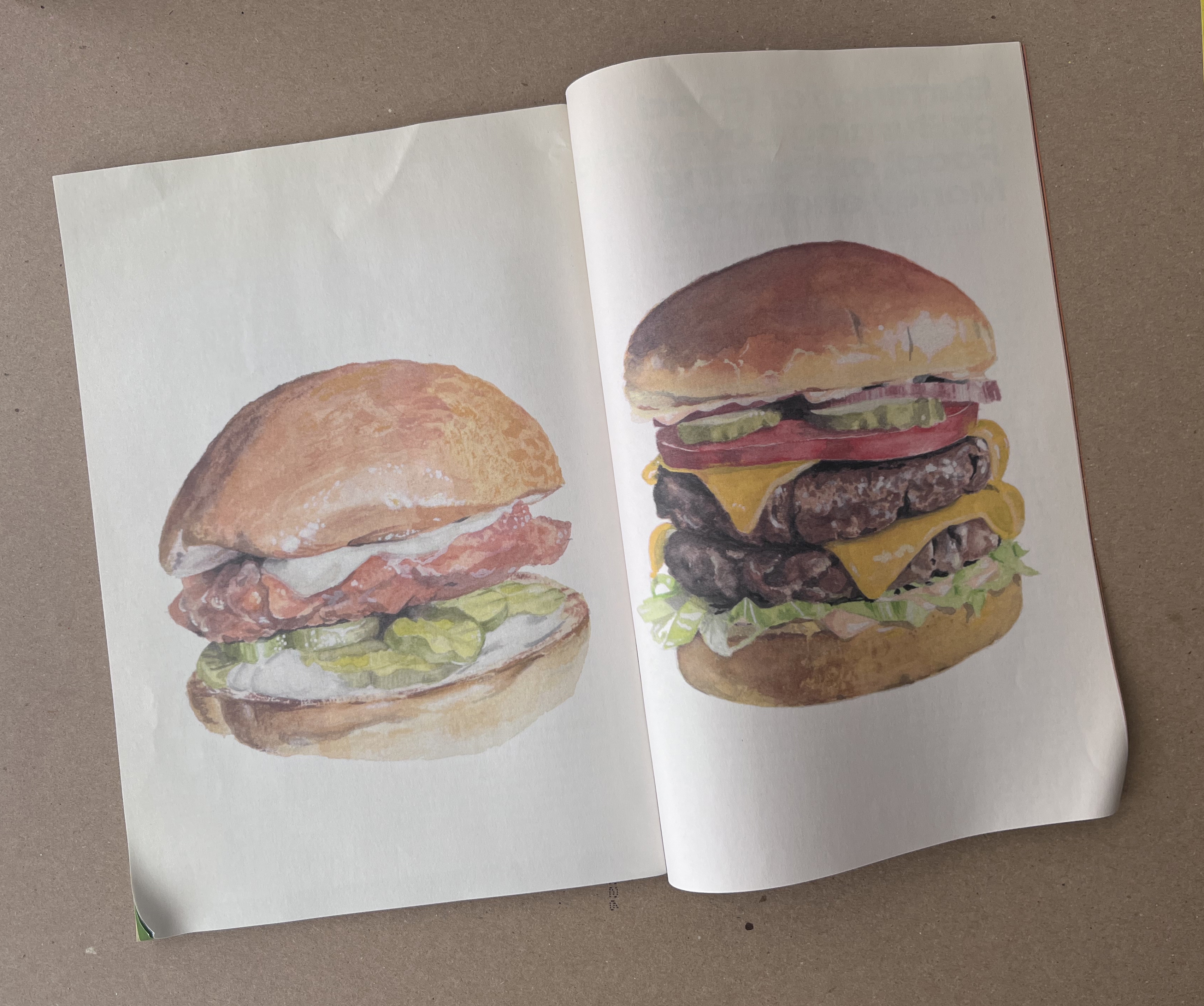 Illustration for Mouth 2 Mouth food zine